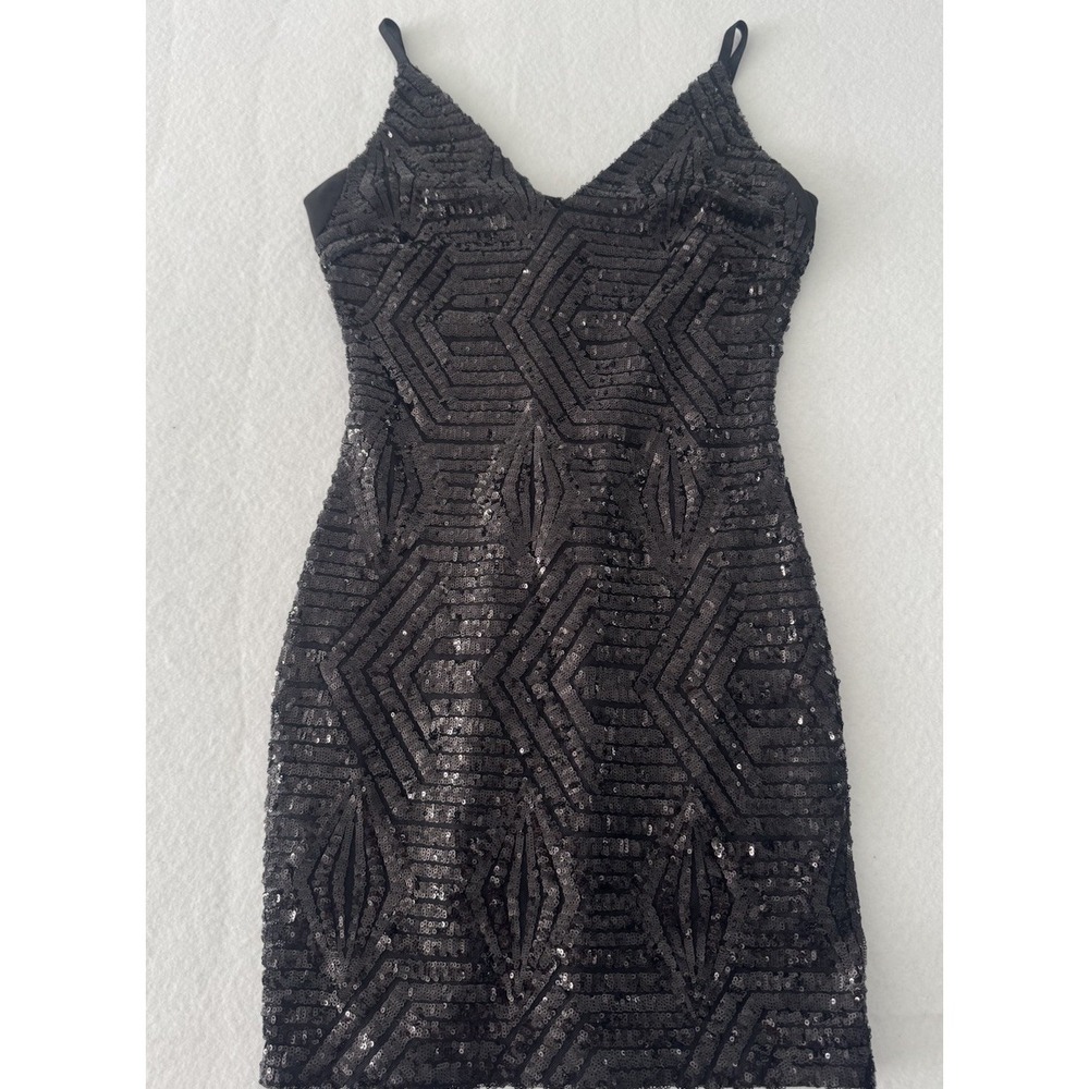 Venus Black sequence, mini dress in size small